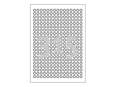 7.875 AVERY Zweckform Etiketten L6019REV-25 weiss 10,0 x 10,0 mm 7.875 AVERY Zweckform Etiketten L6019REV-25 weiss 10,0 x 10,0 mm