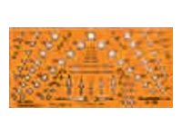 Standardgraph Schablone Planzeichen II orange