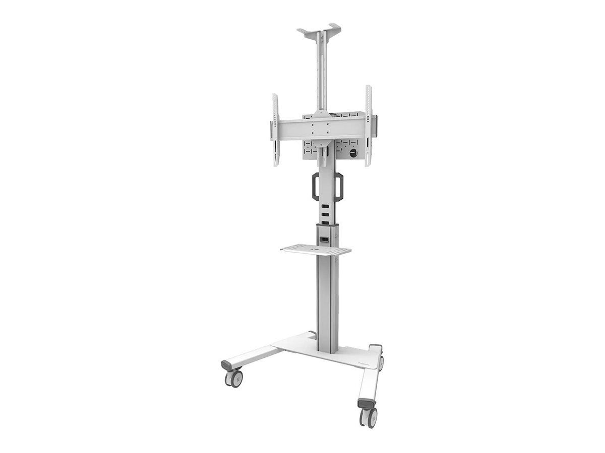 NEOMOUNTS Move Up Mobile Display Floor Stand 81,28cm 32Zoll - 190,5cm 75Zoll 10cm. Wheels
