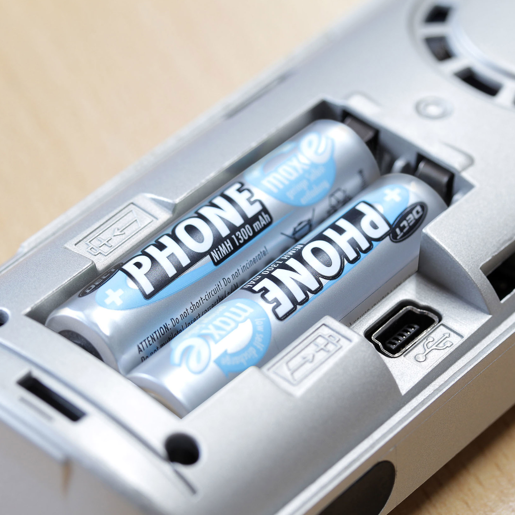 2 ANSMANN Akkus PHONE Mignon AA 1.300 mAh
