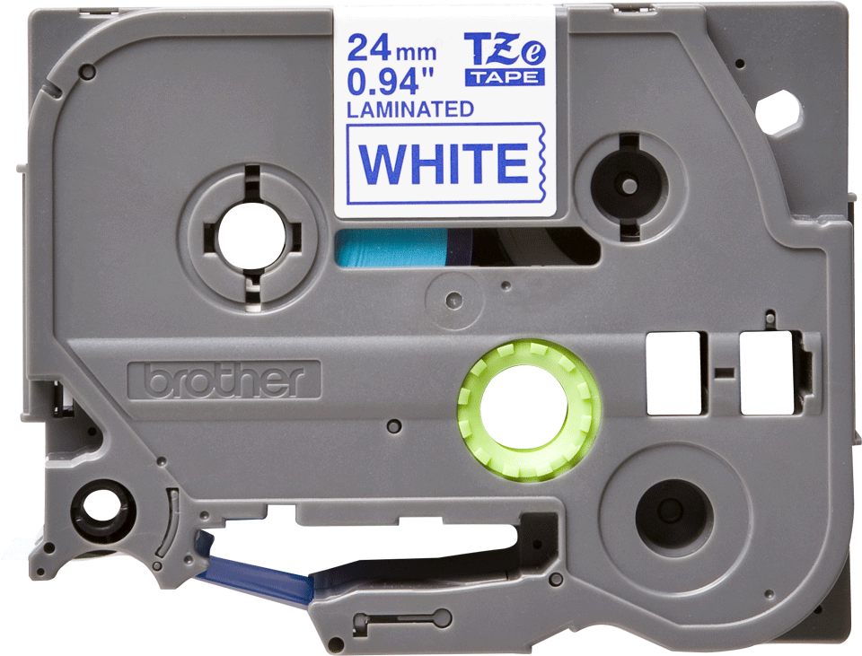 TZE253 BROTHER PT Schriftband 24mm weiss