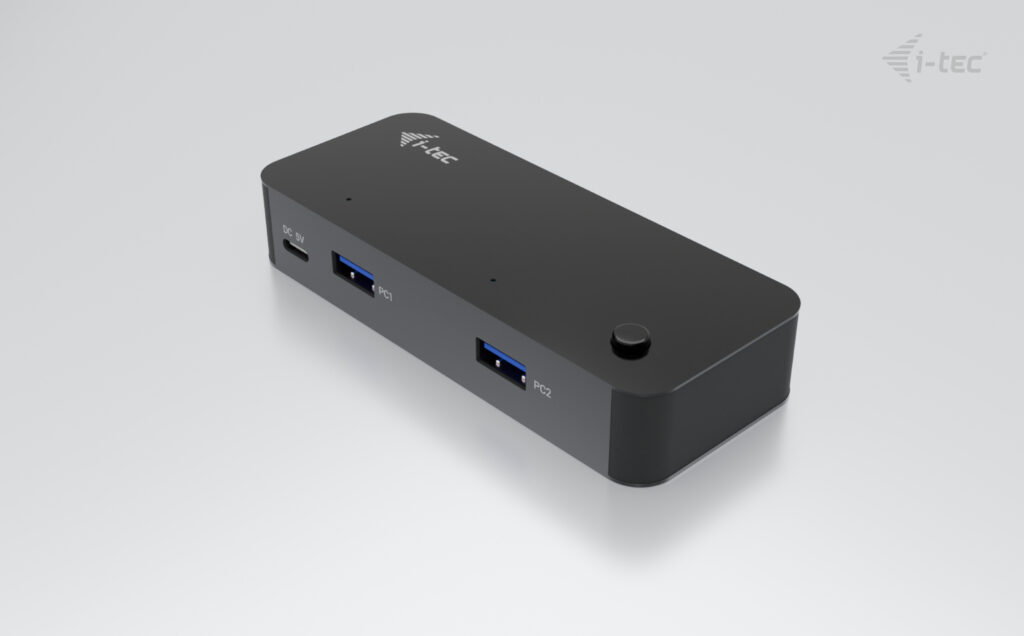 i-tec Hub Universal KVM 4-fach Schwarz