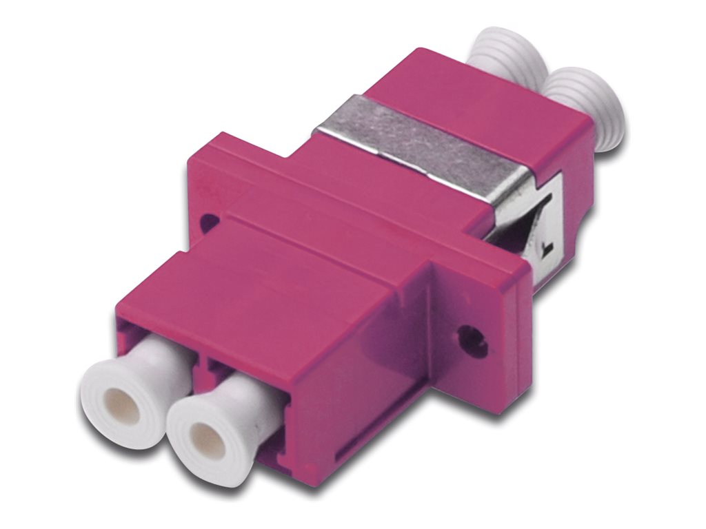 Digitus LWL Kupplung LC->LC Duplex OM4 violet