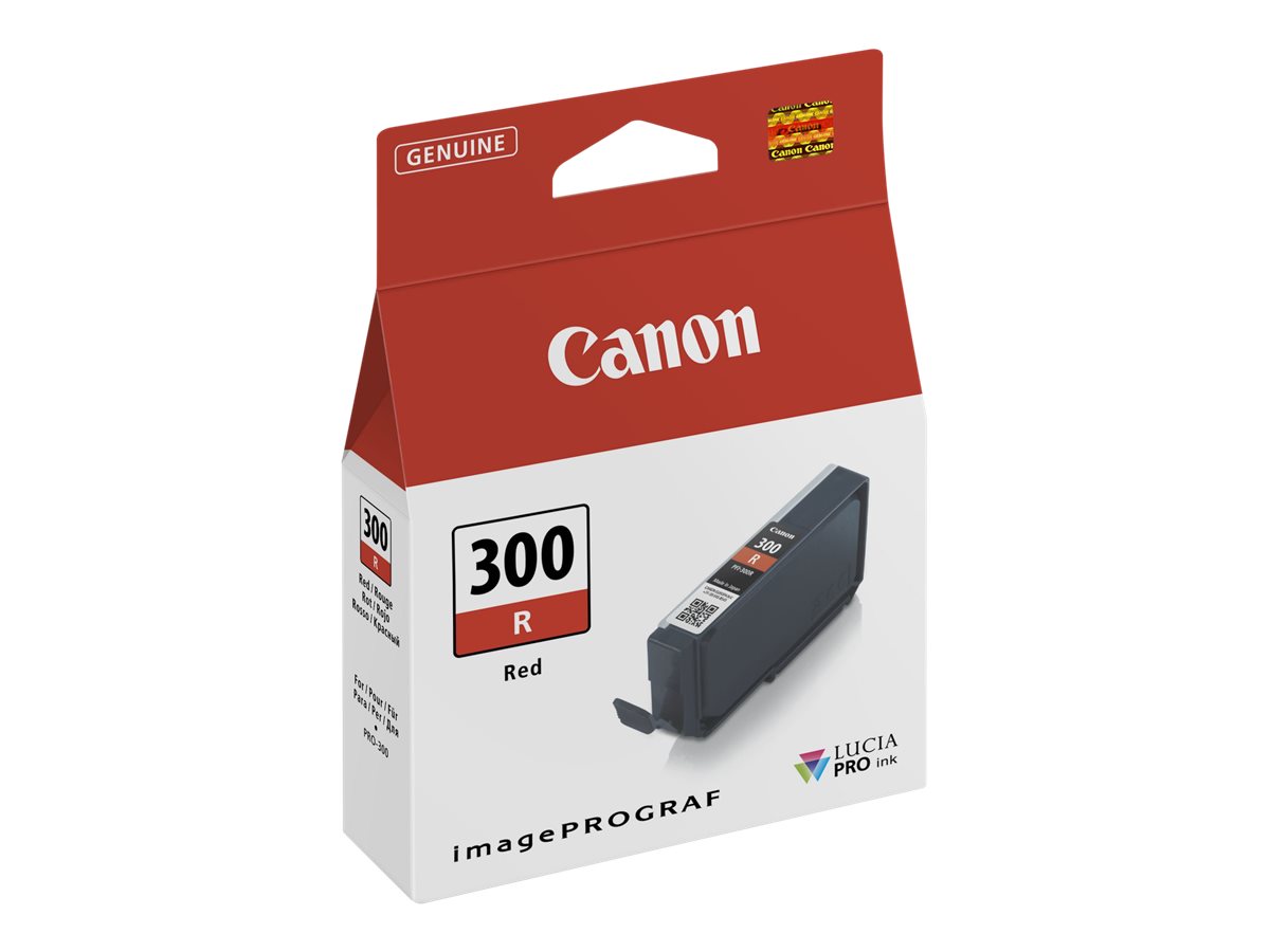 4199C001 CANON PFI300R IPF Tinte red 4199C001 CANON PFI300R IPF Tinte red