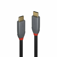 LINDY 2m USB 3.2 Typ C Kabel 5A PD Anthra Line