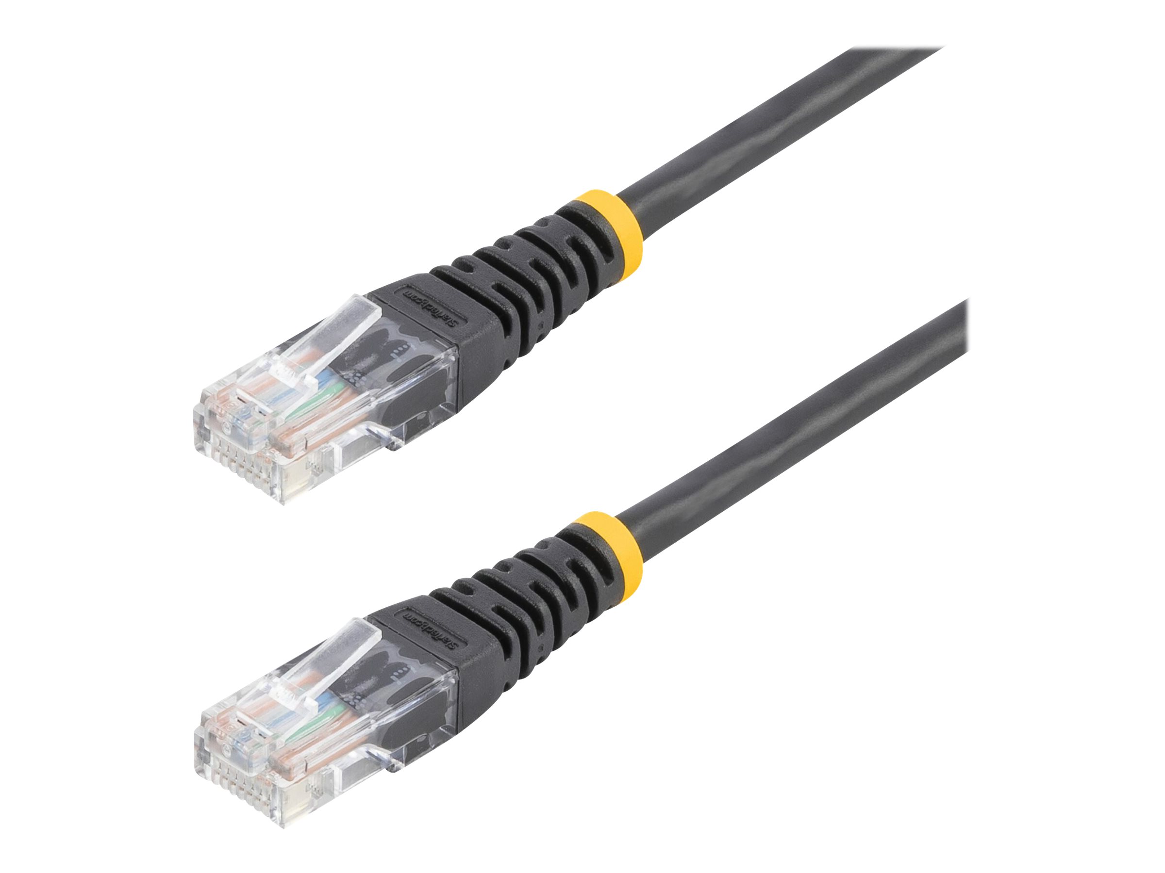 STARTECH.COM 15 m Black Molded Cat5e UTP Patch Cable STARTECH.COM 15 m Black Molded Cat5e UTP Patch Cable