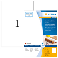 80 HERMA wetterfeste Etiketten weiÃ 210,0 x 297,0 mm