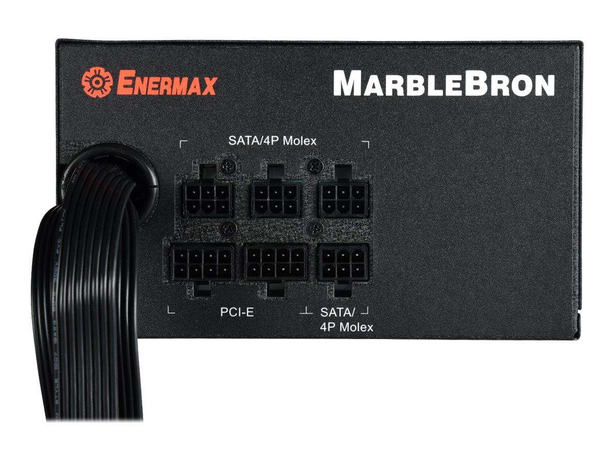 ENERMAX MARBLEBRON 850W RGB PC Netzteil semi-modular 80Plus Bronze Single Rail +12V ErPLot6