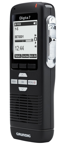 GRUNDIG Digta 7 mit DigtaSoft One digitales Diktiergeraet 2 GB
