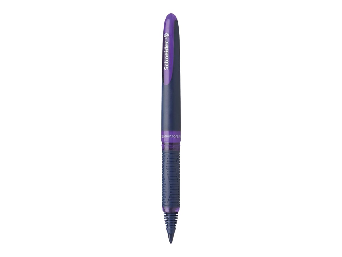 Schneider One Business Tintenroller 0,6 mm, Schreibfarbe lila, 1 St