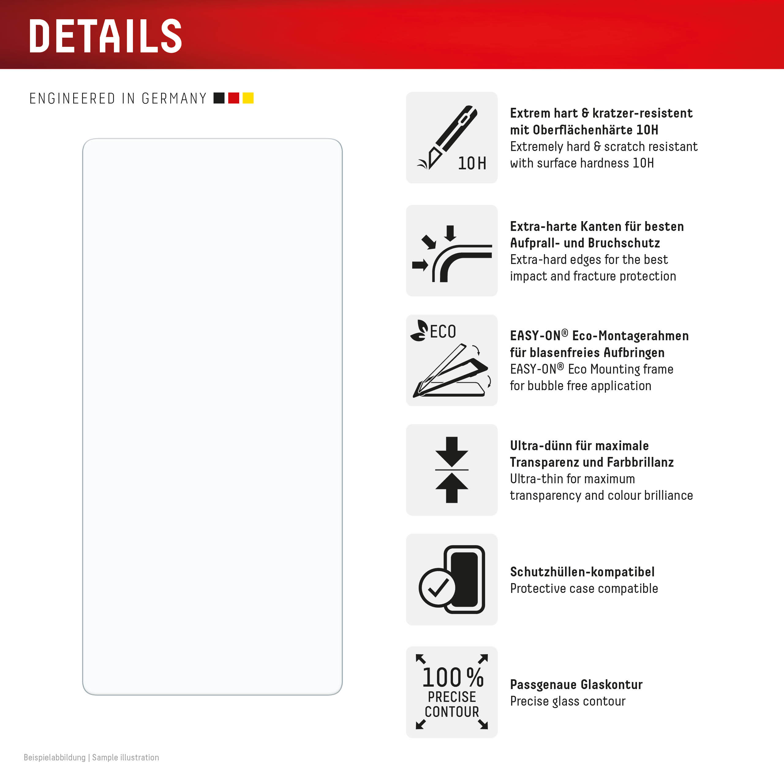 DISPLEX Real Glass + Case Samsung Galaxy S25 Ultra