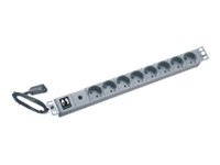 - 19“ USV-Steckdosenleiste, 16A, 9-fach - 19“ USV-Steckdosenleiste, 16A, 9-fach