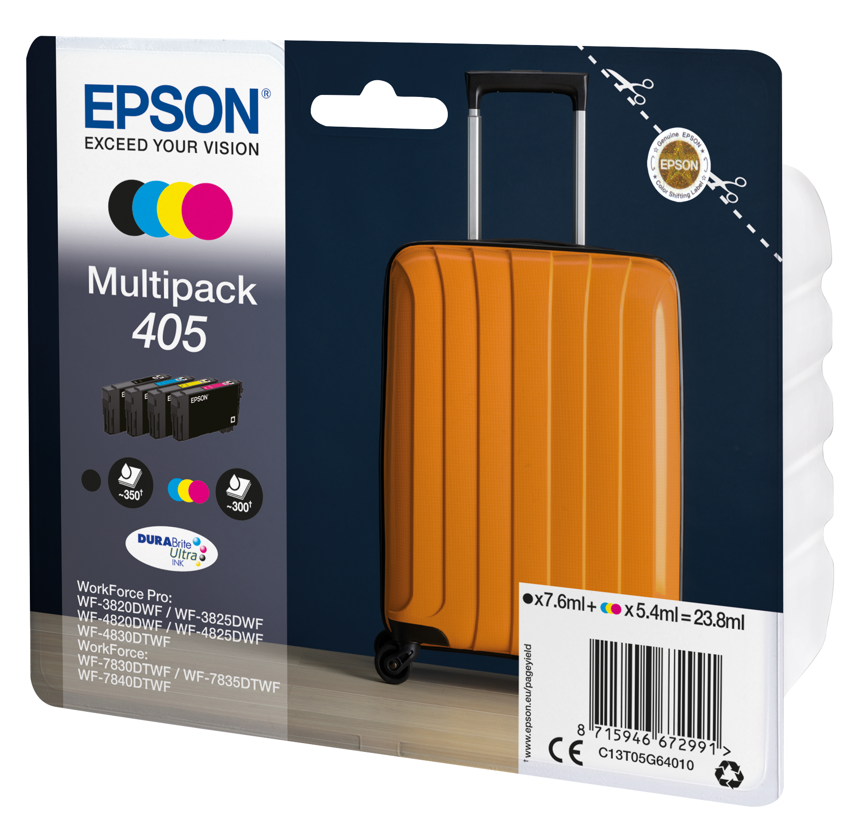 C13T05G64010 EPSON Nr405 WF Tinte 4