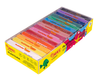 JOVI Knete PLASTILINA farbsortiert, 15 Farben je 150,0 g