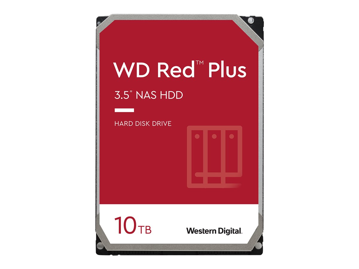 Western Digital Red Plus, SATA 6G, Intellipower, 3,5 Zoll - 10 TB