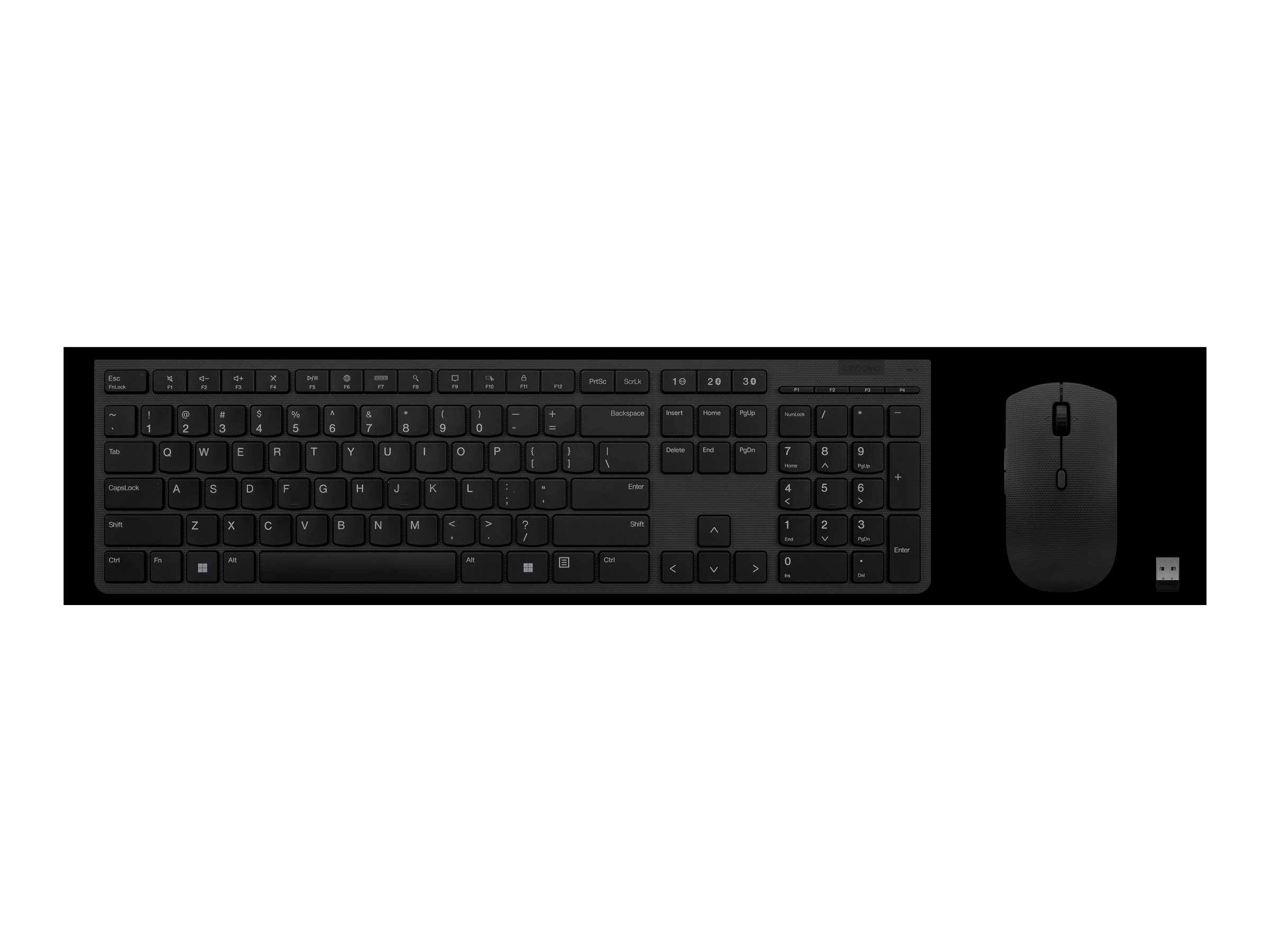 LENOVO Professional Wireless Rechargeable Keyboard and Mouse Combo German LENOVO Professional Wireless Rechargeable Keyboard and Mouse Combo German