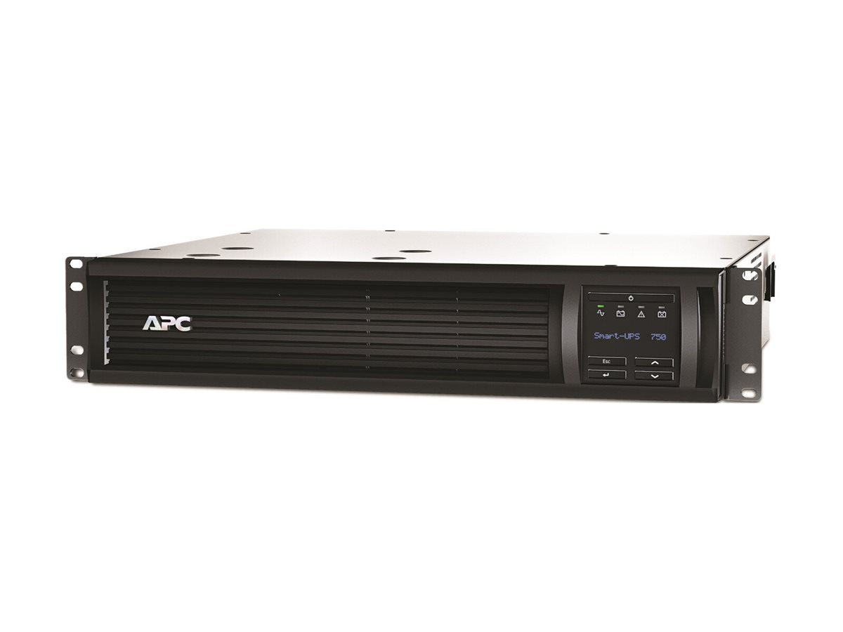 APC Smart-UPS 750VA RM 2U LCD  Network  USB 5min Runtime 500W