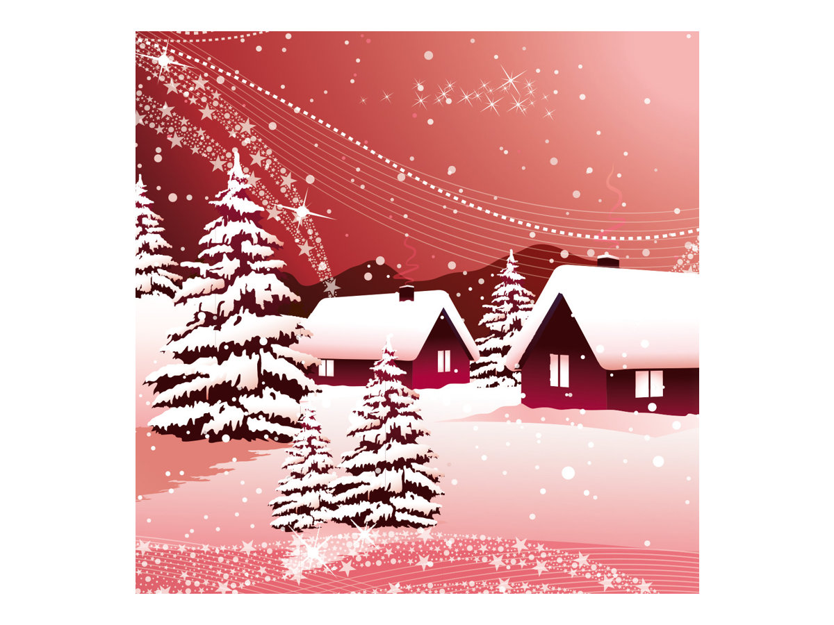 SIGEL Weihnachtsbriefumschlaege Silent Night DIN lang ohne Fenster