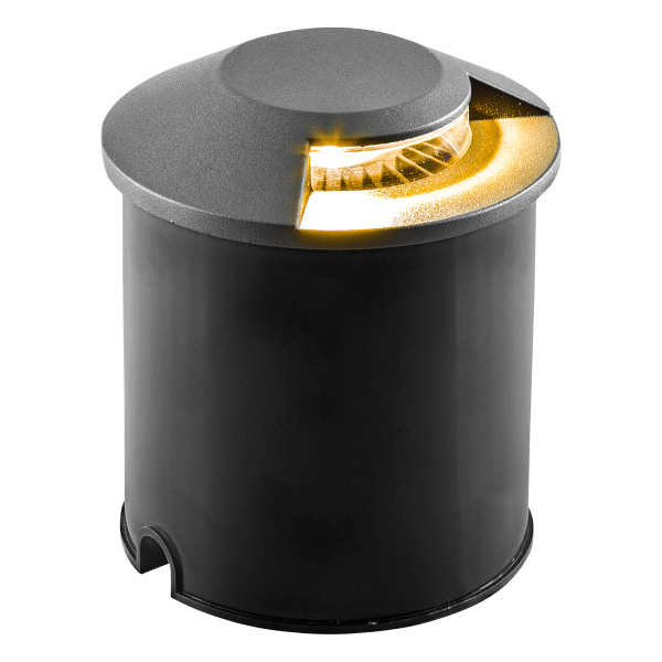 EVN LED-Bodeneinbaustrahler anthrazit 1‑fach 67lm 3000K
