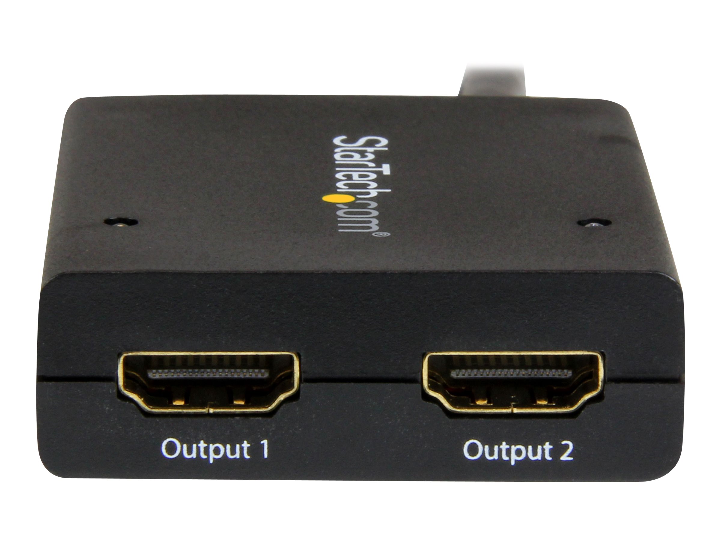 STARTECH.COM ST122HD4KU 2 port HDMI 1.4 splitter cable - USB powered - 4K30