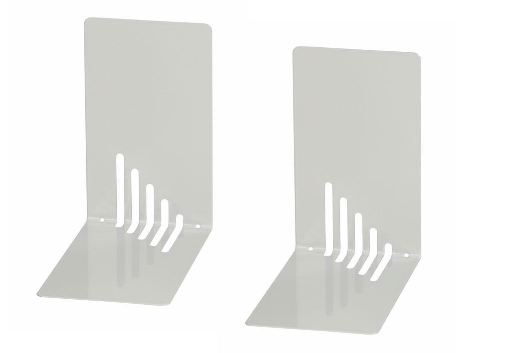 2 MAUL BuchstÃ¼tzen grau 8,5 x 14,0 x 14,0 cm