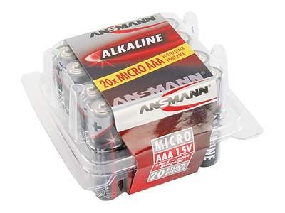 20 ANSMANN Batterien Red Alkaline Micro AAA 1,5 V