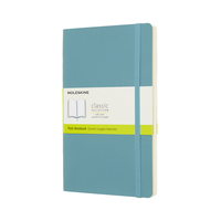 MOLESKINE Notizbuch Classic ca DIN A5 blanko, riff blau Softcover 240 Seiten, 1 St