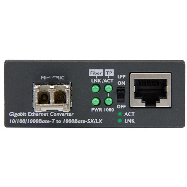 STARTECHCOM Unmanaged Gigabit Fiber Media Converter MMLC Low Cost