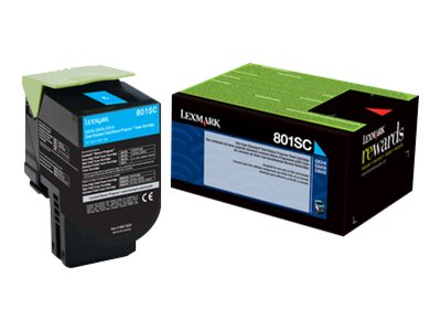 80C2SC0 LEXMARK CX Toner cyan return 80C2SC0 LEXMARK CX Toner cyan return