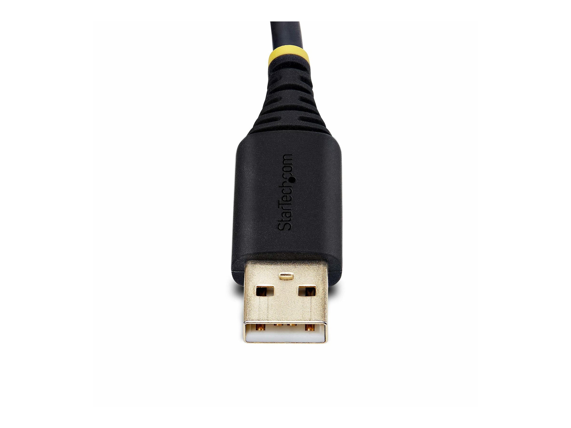 STARTECH.COM 2m USB auf Seriell Adapter COM-Retention FTDI USB-A zu DB9 Kabel USB RS232 Wechselbare Schrauben/Muttern