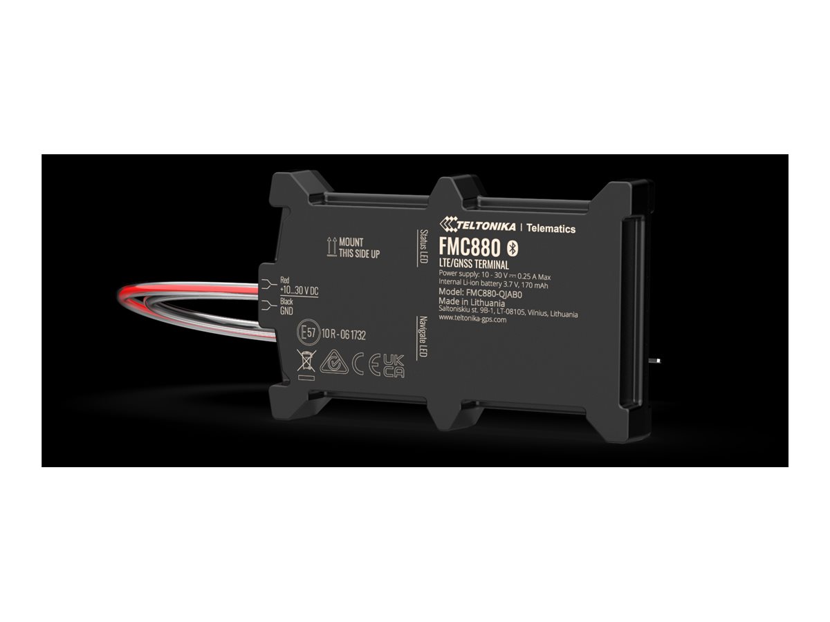 TELTONIKA TELEMATICS FMC880 4G LTE Cat 1 Plug & Play Tracker EMEA LA Quectel TELTONIKA TELEMATICS FMC880 4G LTE Cat 1 Plug & Play Tracker EMEA LA Quectel