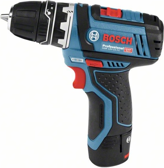 Bosch Akku-Bohrschrauber GSR 12V-15 FC FlexiClick im Set