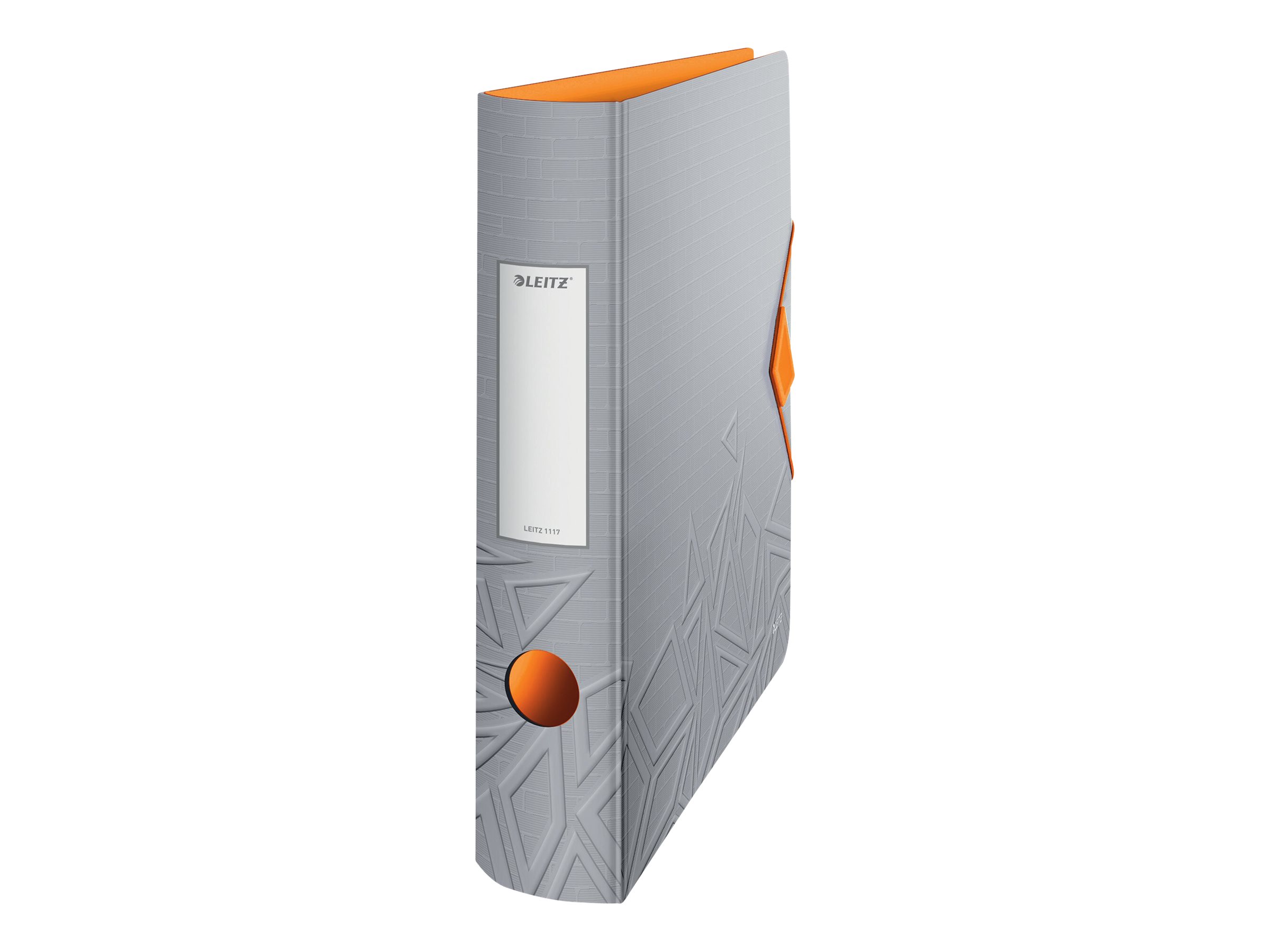 LEITZ Active Urban Chic Ordner grau Kunststoff 6,5 cm DIN A4