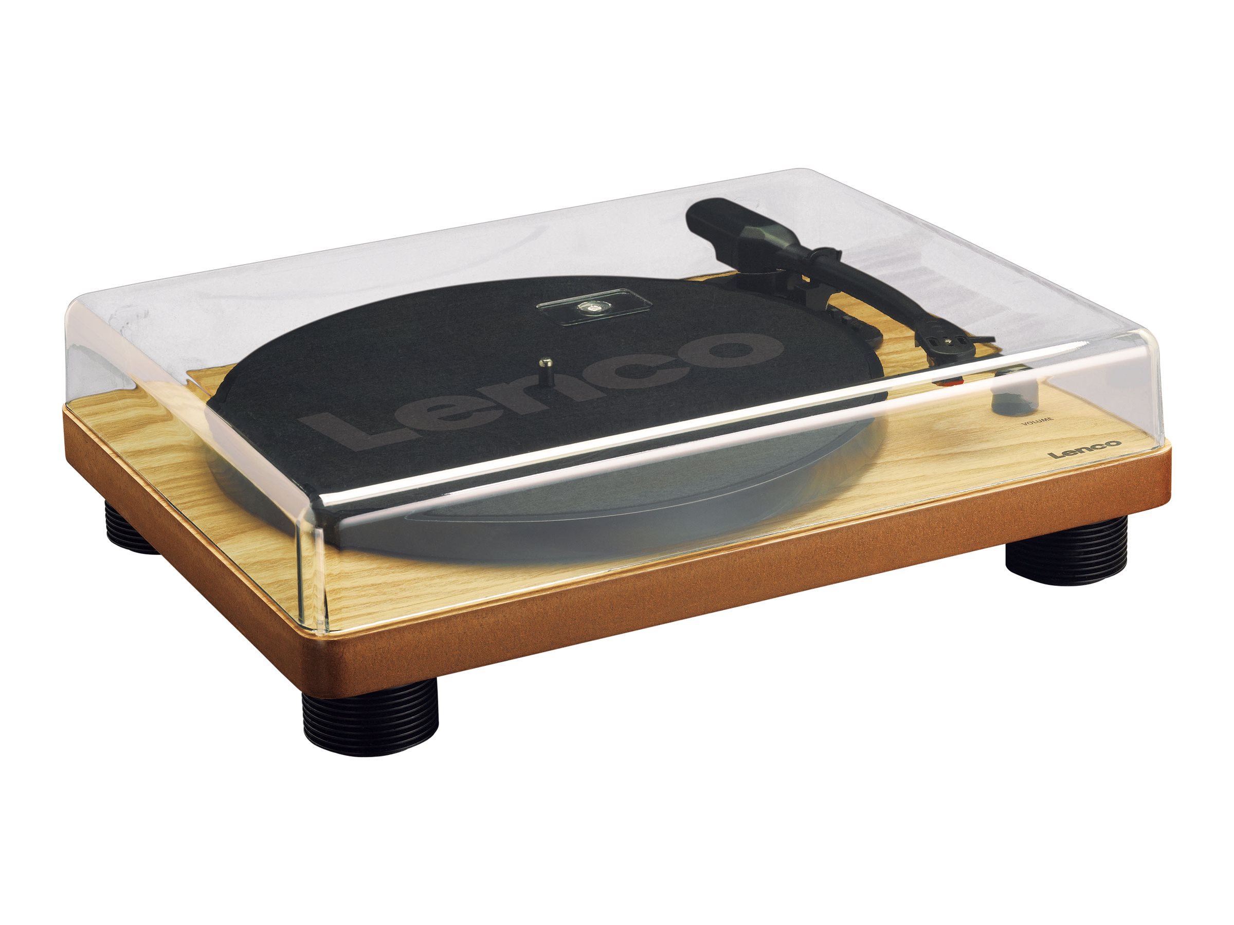 LENCO LS50WD Plattenspieler mit int Lautsprechern, Holz