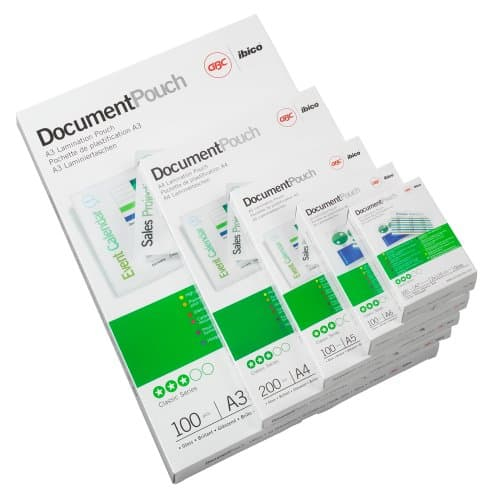 GBC Laminierfolien glänzend für Kreditkartenformat 125 micron, 100 St