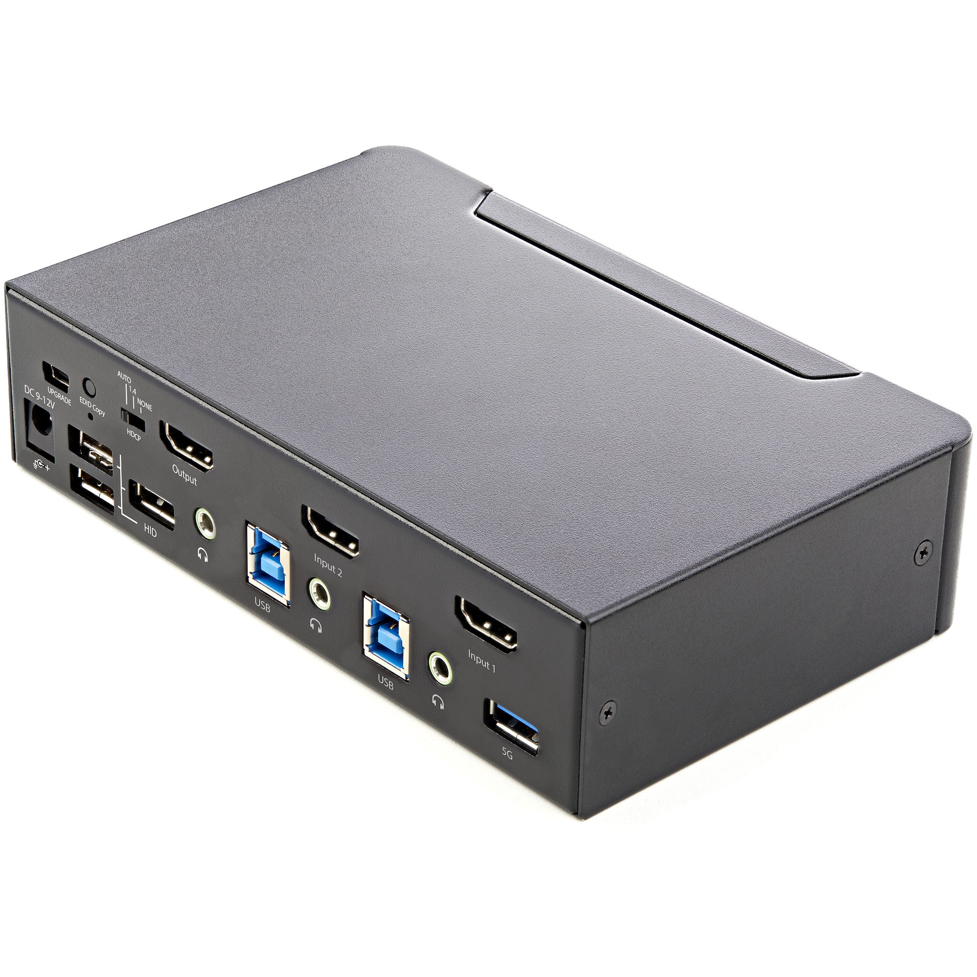 STARTECHCOM 2 Port HDMI KVM Switch Einzelmonitor 4K 60Hz Ultra HD HDR Desktop HDMI 20 KVM Switch