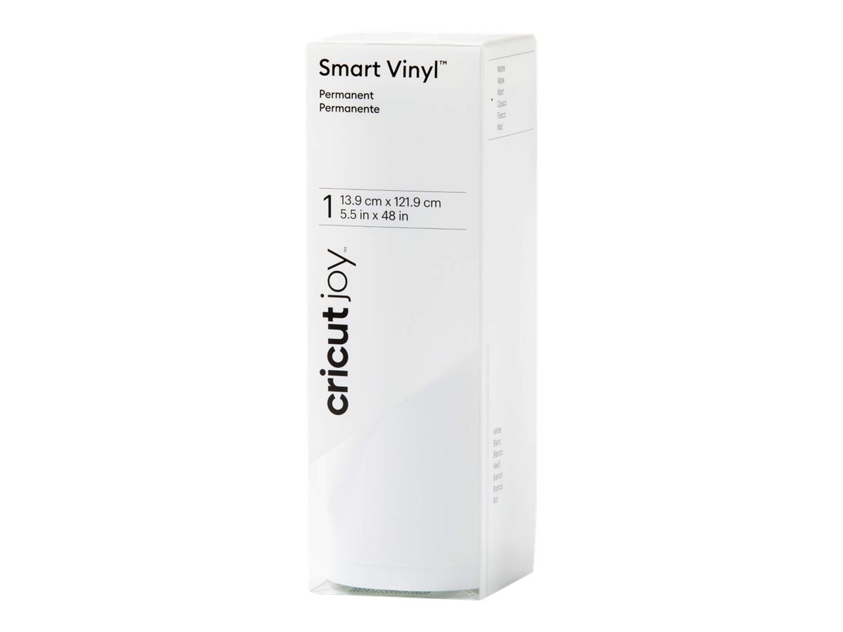 cricutâ¢ Joy Smart Vinyl matt Vinylfolie permanent weiÃ 13,9 x 121,9 cm,  1 Rolle