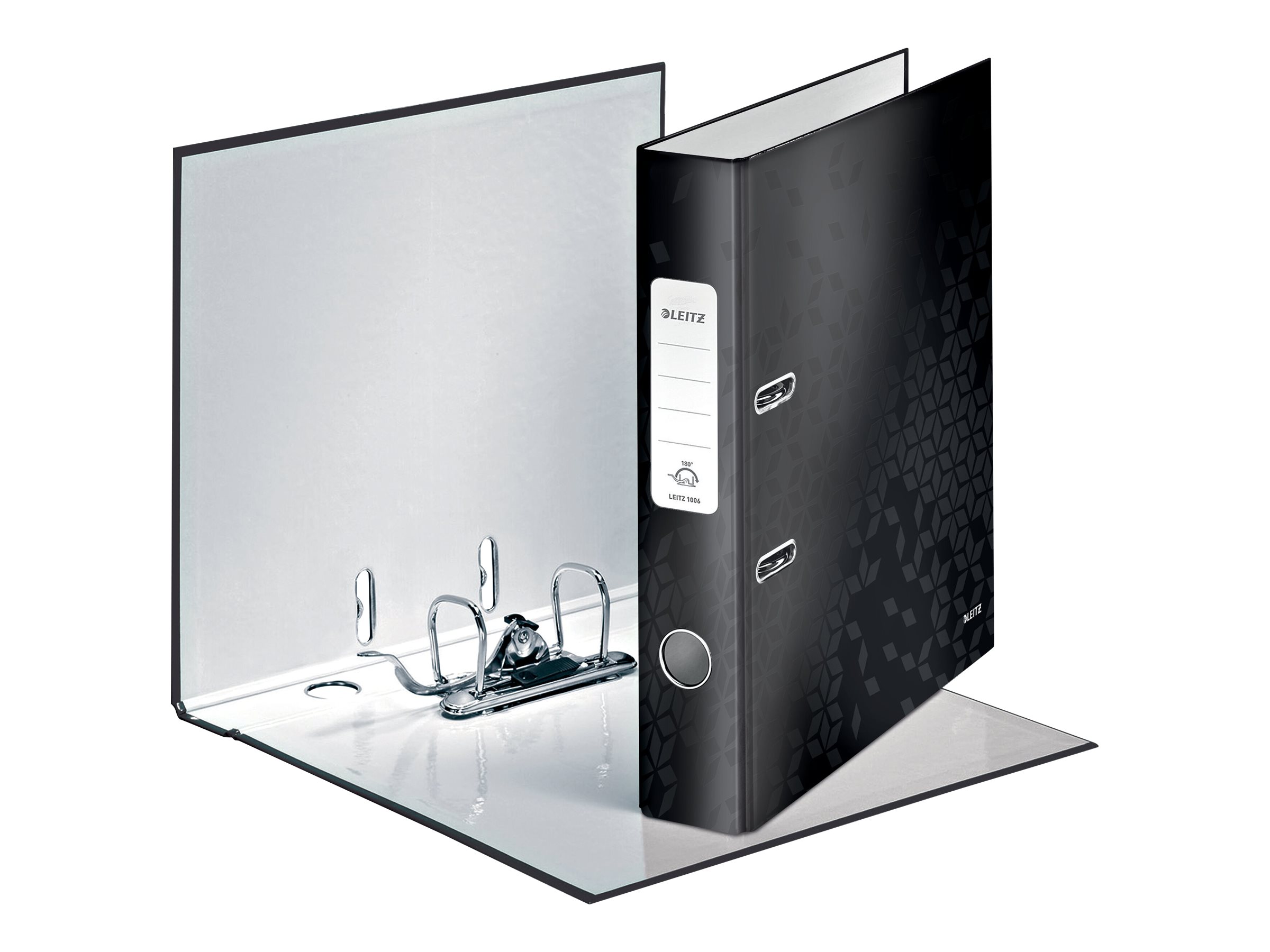 LEITZ Ordner schwarz Karton 5,0 cm DIN A4
