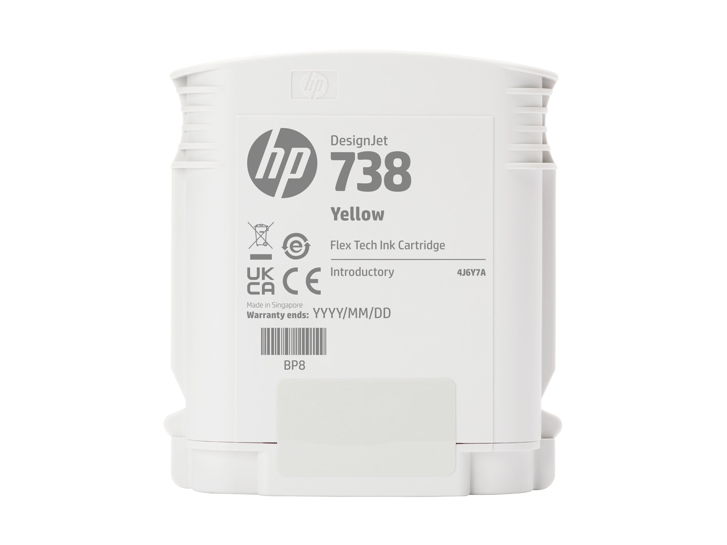 HP 738 (498N7A) gelb Druckerpatrone