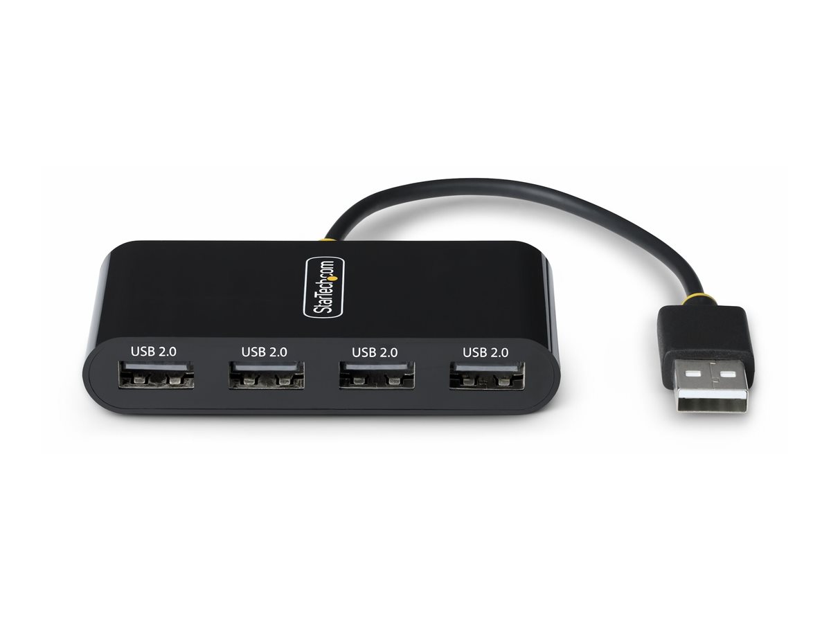 STARTECH.COM 4-Port USB 2.0 Hub USB Busbetrieben Mini USB Hub fur Reisen Multi USB Adapter/Verteiler Mobiler USB Splitter STARTECH.COM 4-Port USB 2.0 Hub USB Busbetrieben Mini USB Hub fur Reisen Multi USB Adapter/Verteiler Mobiler USB Splitter