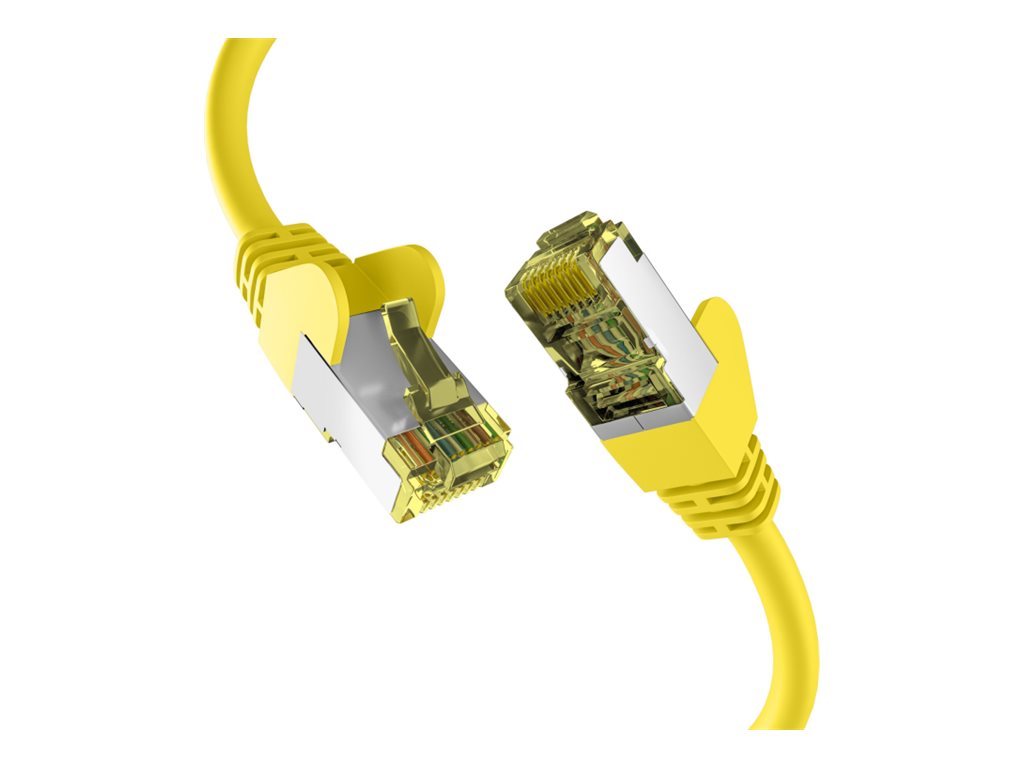 EFB Netzwerkkabel CAT6a S/FTP PIMF 10 Gigabit Ethernet Kupfer 1m gelb