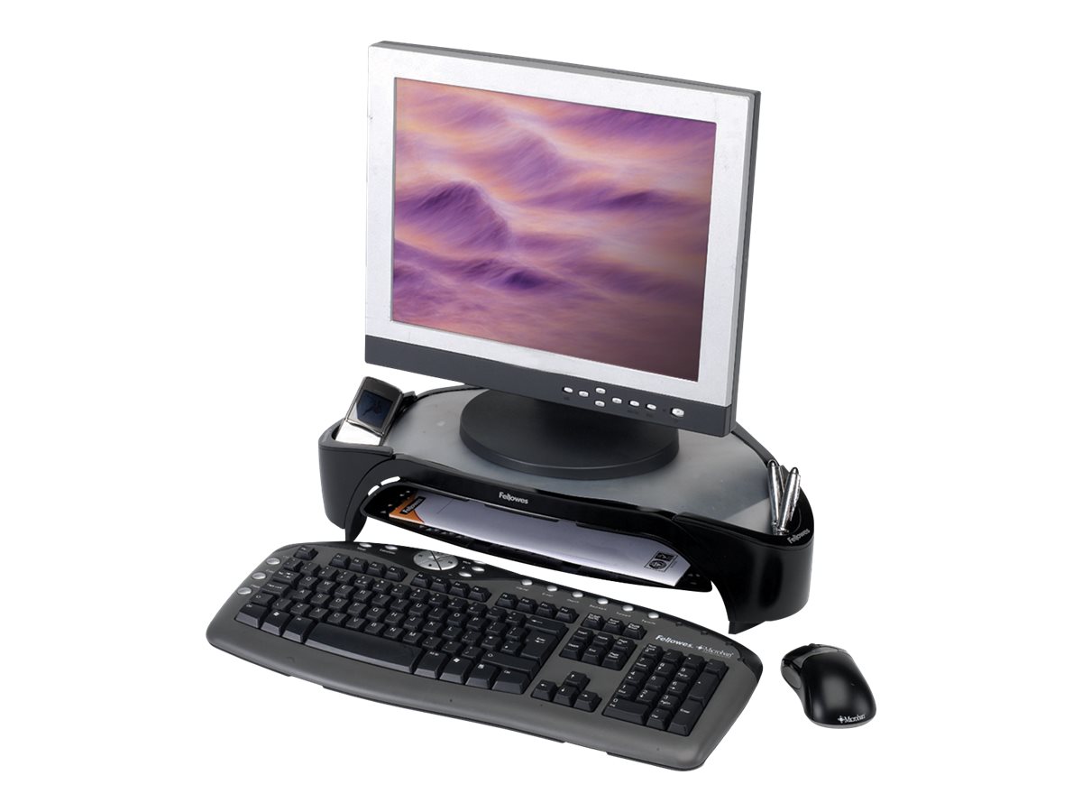 Fellowes Monitorstaender Smart Suites Plus schwarz