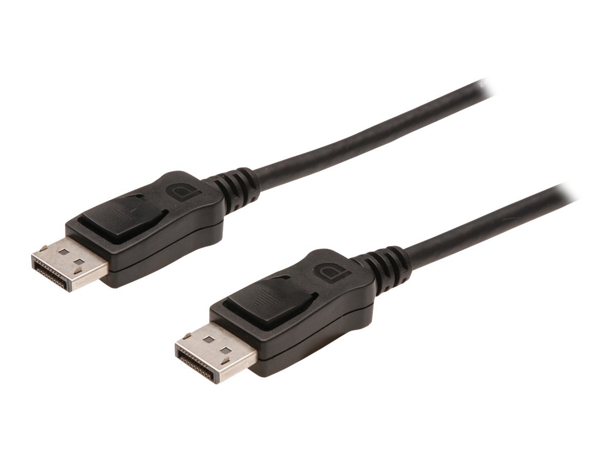 ASSMANN Anschlusskabel Displayport 3m AWG28 2xgeschirmt 20pin schwarz