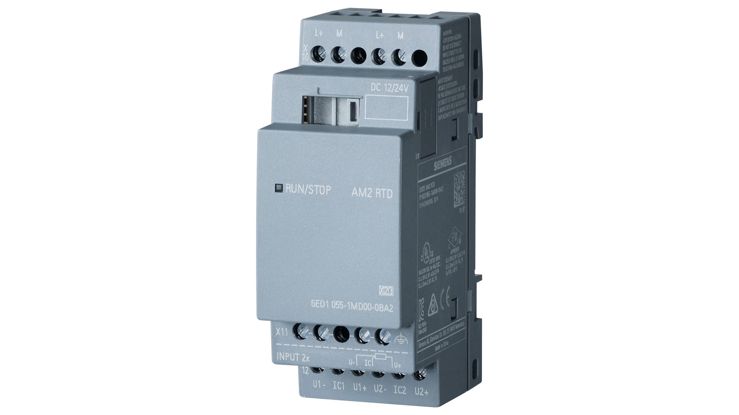Siemens LOGO! 8 Erweiterungsmodul 6ED1055-1MD00-0BA2 AM2 RTD Siemens LOGO! 8 Erweiterungsmodul 6ED1055-1MD00-0BA2 AM2 RTD