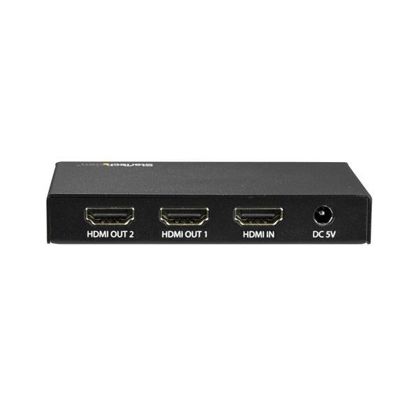 STARTECHCOM HDMI Splitter 2Port 4K 60Hz HDMI Splitter 1 In 2 Out 2 Way HDMI Splitter HDMI Port Splitter