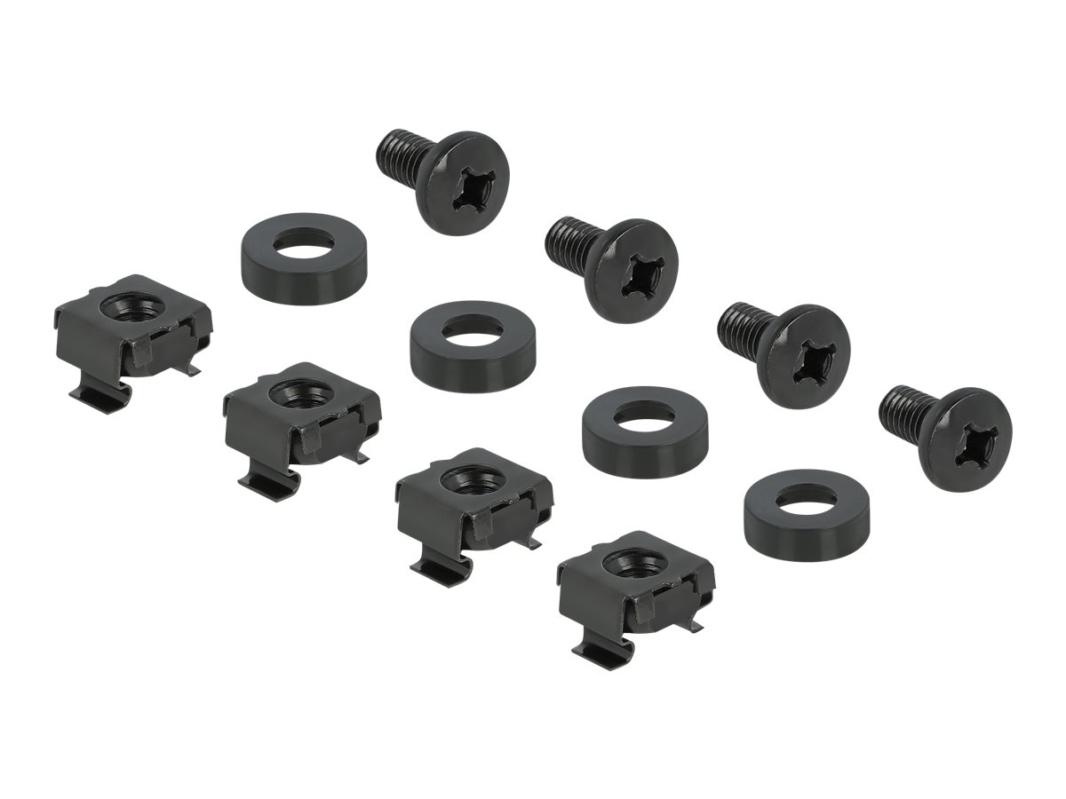 10 Fachboden fuer Netzwerkschrank 1 HE schwarz