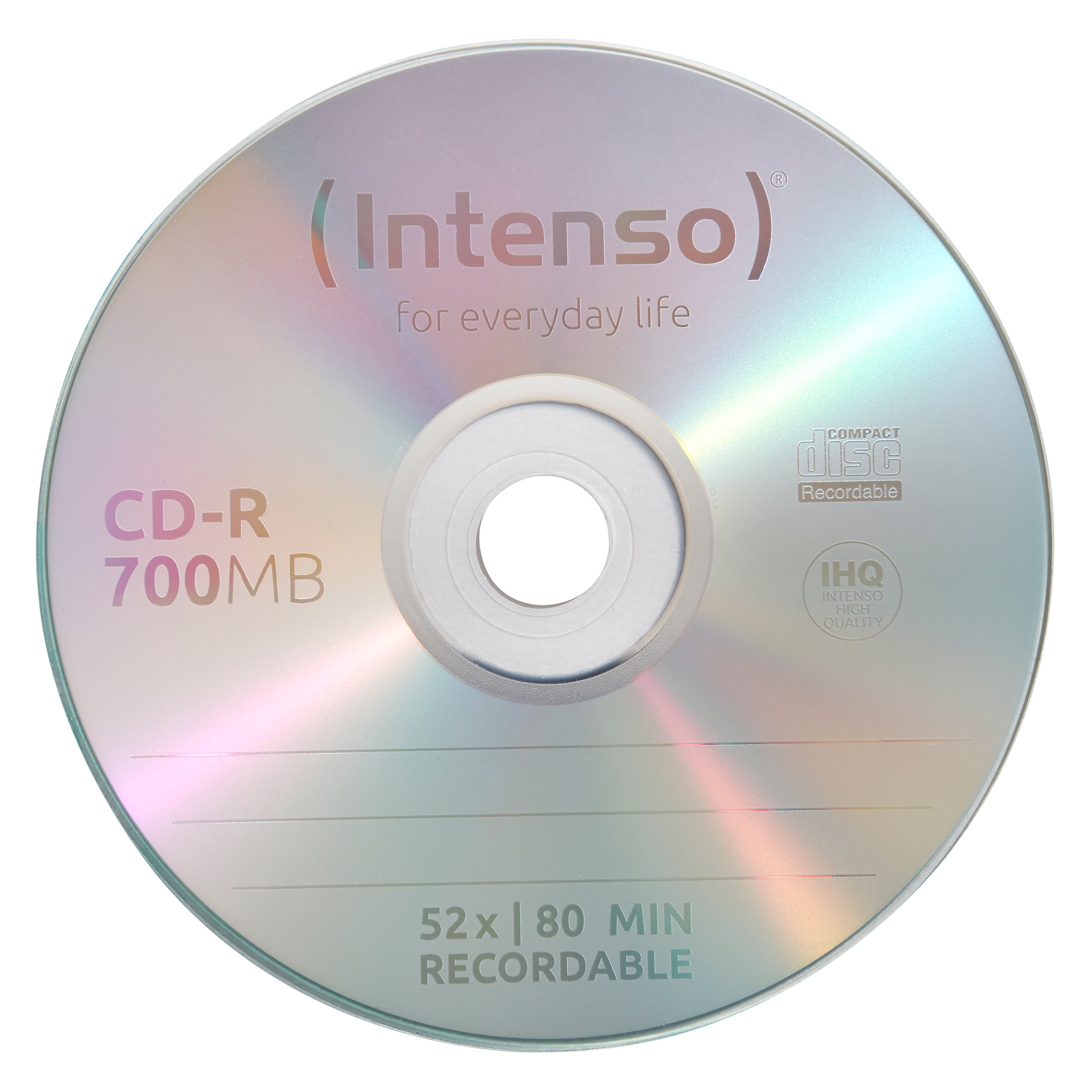 10 Intenso CD-RW 700 MB wiederbeschreibbar