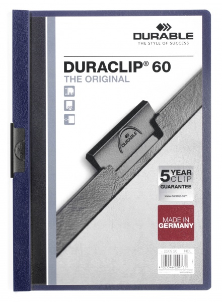 DURABLE Klemmhefter DURACLIP nachtblau, 25 St