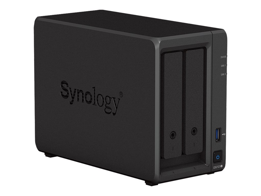 SYNOLOGY DS723+ 2-Bay Diskstation Ryzen R1600 2GB DDR4 ECC SODIMM