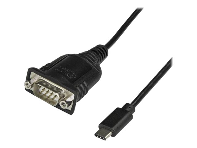StarTech.com USB-C auf Seriell Adapter - USB C zu RS232 Kabel - USB Typ C auf DB9 Kabeladapter - Windows / MacOS / Linux kompatibel - Kabel USB / seriell - DB-9 zu 24 pin USB-C - 40 cm